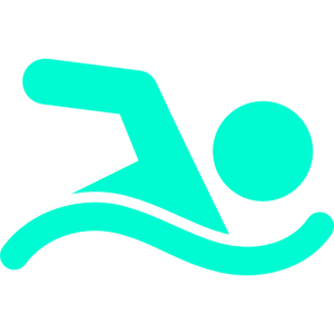 Icono persona nadando